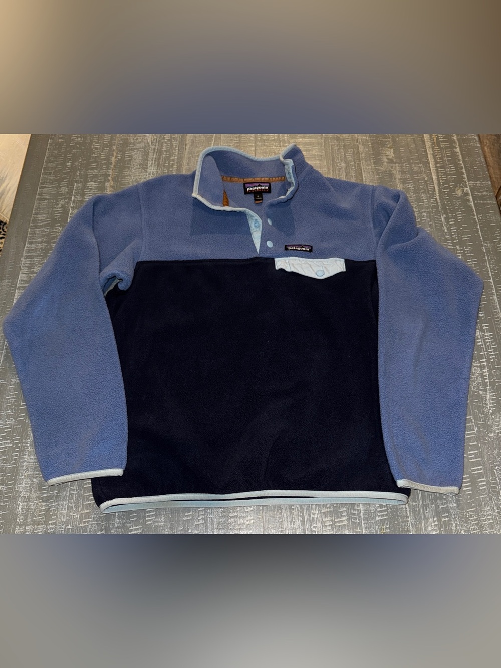 Patagonia Synchilla Snap-T Fleece Oversized Boyfriend Fit Men M Women L